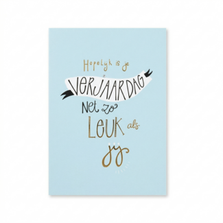 Paperclip Kaart - Paperclip - Words Up - Verjaardag - GBE.0010