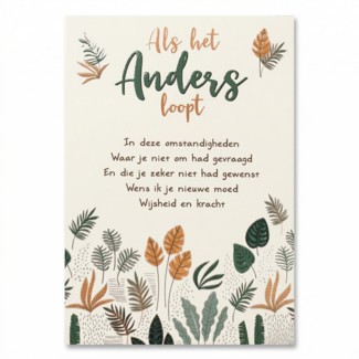 Artige Kaart - Als het anders loopt - Intense - TE051-C