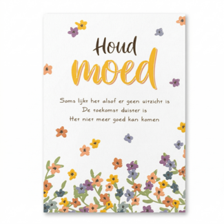 Artige Kaart - Houd moed - Intense - TE056-C