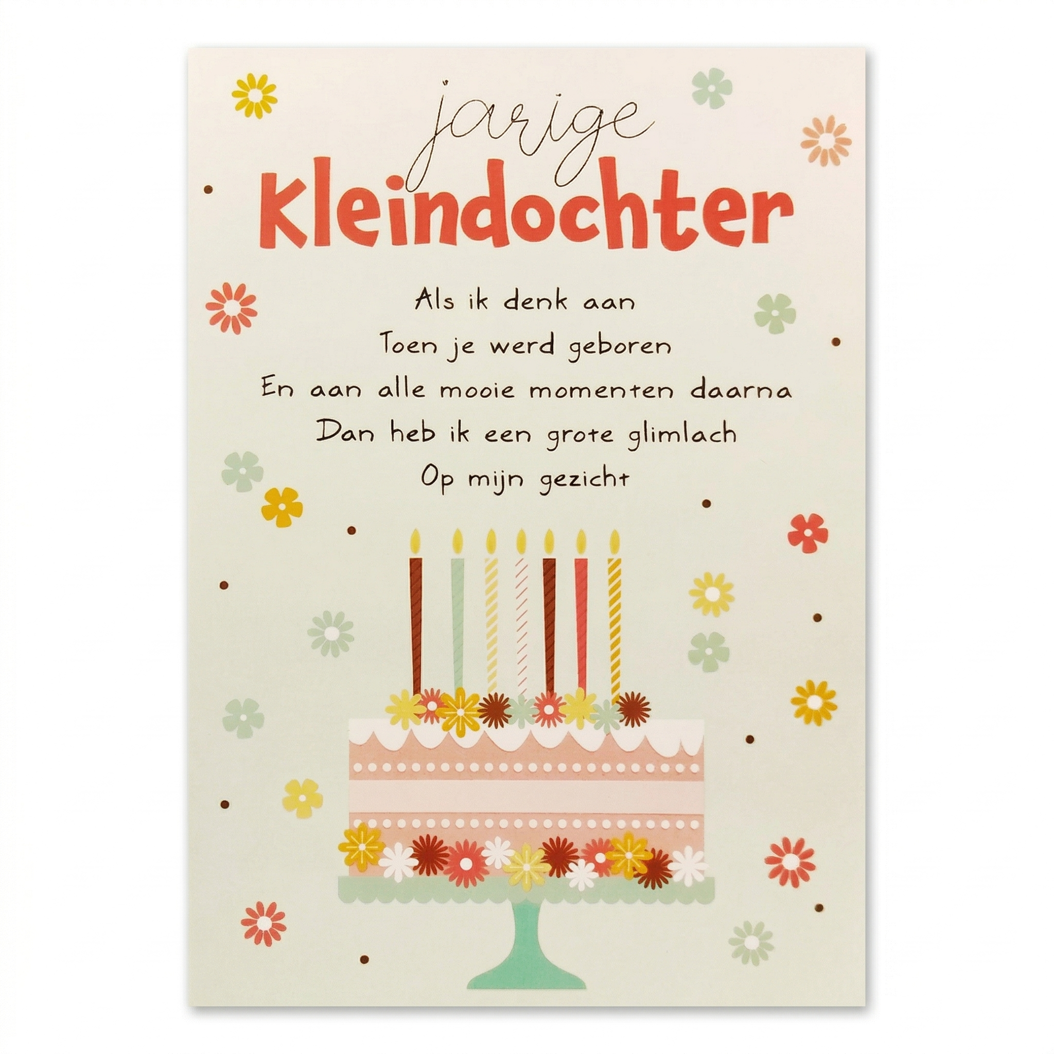 Kaart - Artige - Intense - Jarige kleindochter - TE048-E