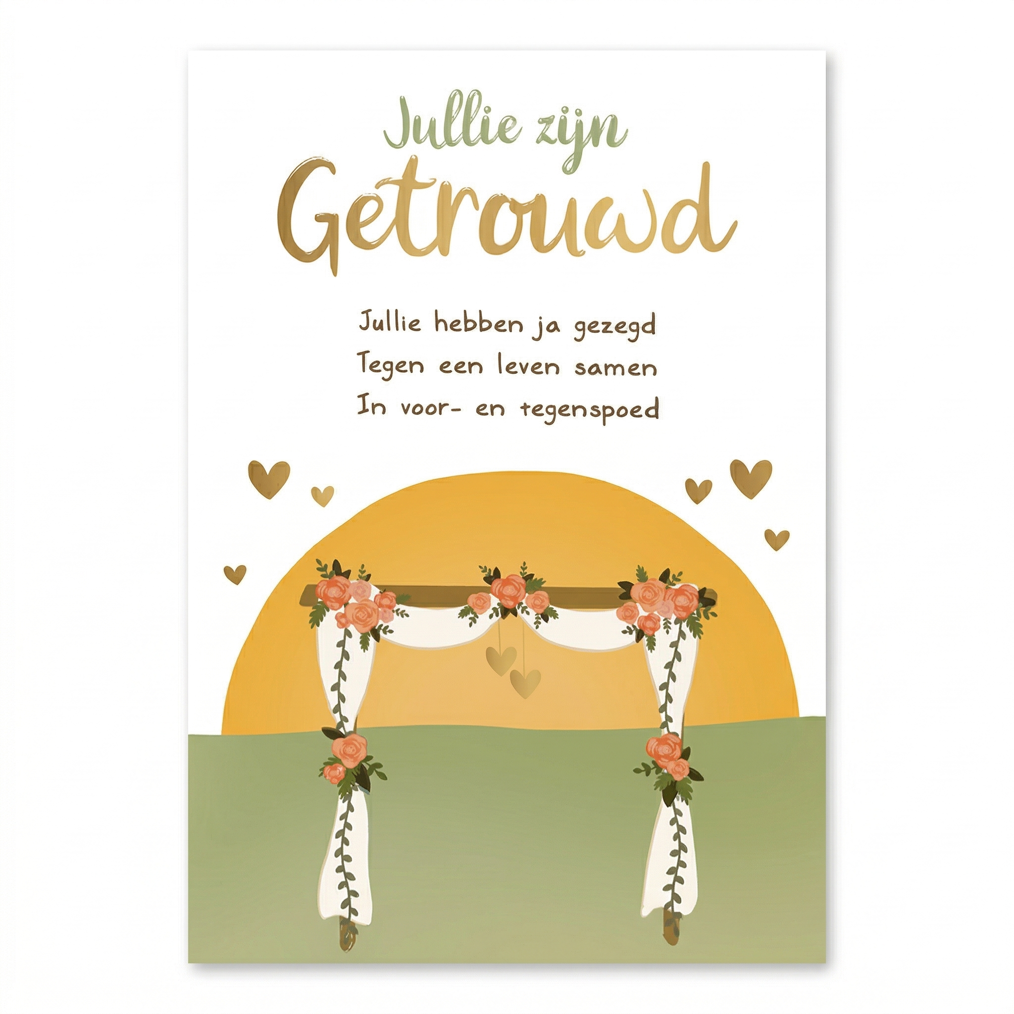 Kaart - Artige - Intense - Jullie zijn getrouwd - TE012-C