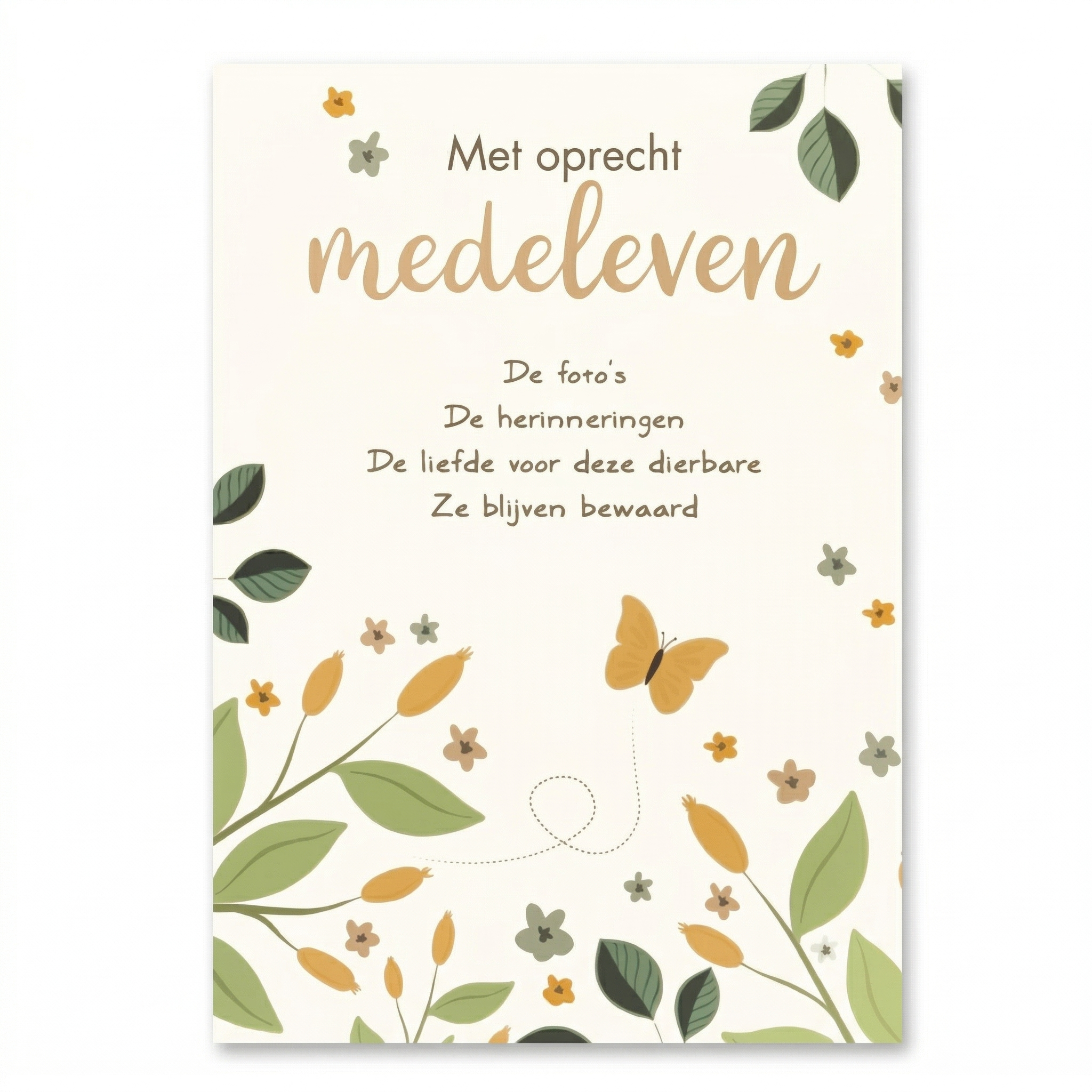 Kaart - Artige - Intense - Met oprecht medeleven - TE062-C