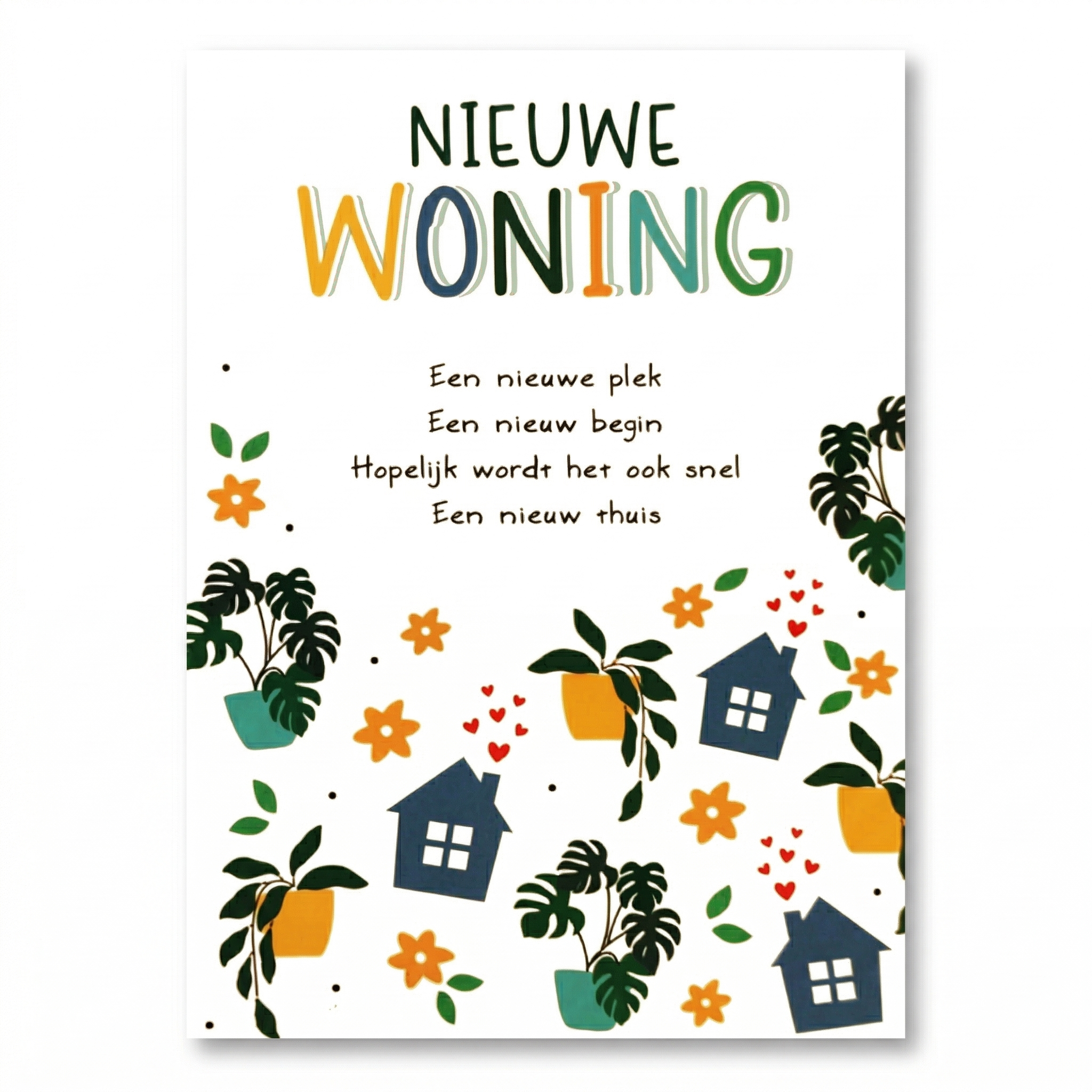 Kaart - Artige - Intense - Nieuwe woning - TE006-D