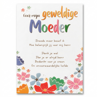 Artige Kaart - Artige - Intense - voor mijn geweldige moeder - TE033-D