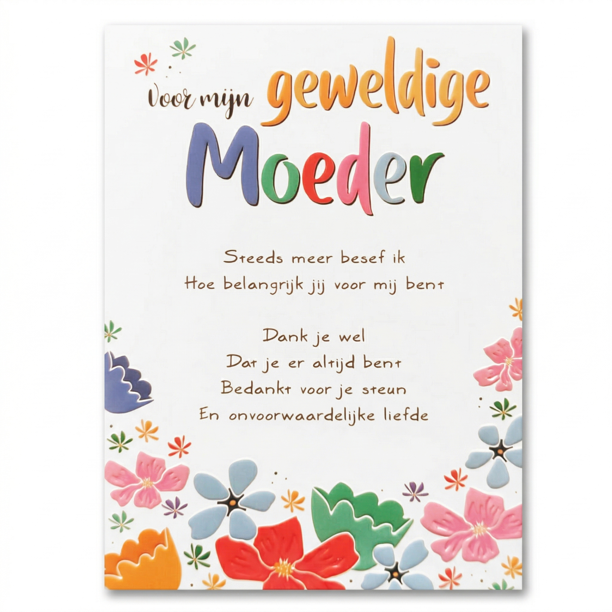 Kaart - Artige - Intense - voor mijn geweldige moeder - TE033-D