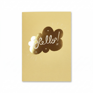 Paperclip Kaart - Words up - Hello! - GBA.0028