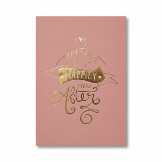 Paperclip Kaart - Words up - And they lived happily ever after - GBA.0044