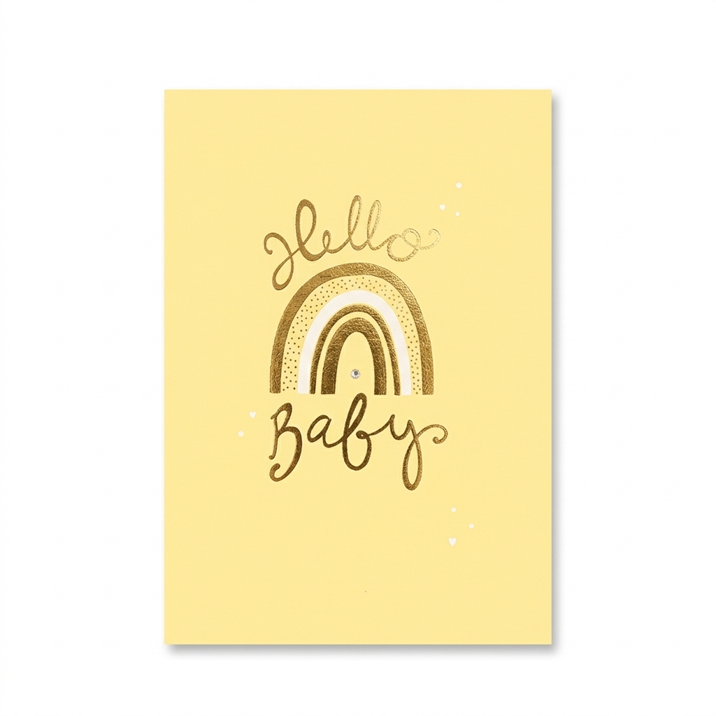 Kaart - Words up - Hello baby - GBA.0048