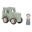 Little Dutch Tractor - Hout - 11x13x8cm - Met poppetje - 18m+