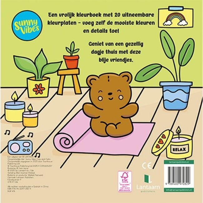 Lantaarn Boek - Kleurboek - Sunny vibes - Comfy & cosy - 1