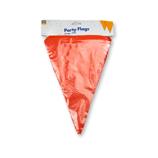 Paperdreams Vlaggenlijn - oranje - 50m