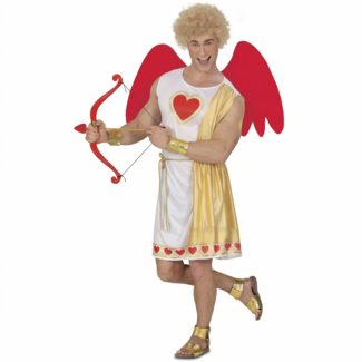 Guirca Creations Kostuum - Cupido - L - mt.52-54 - Jurk, riem & vleugels