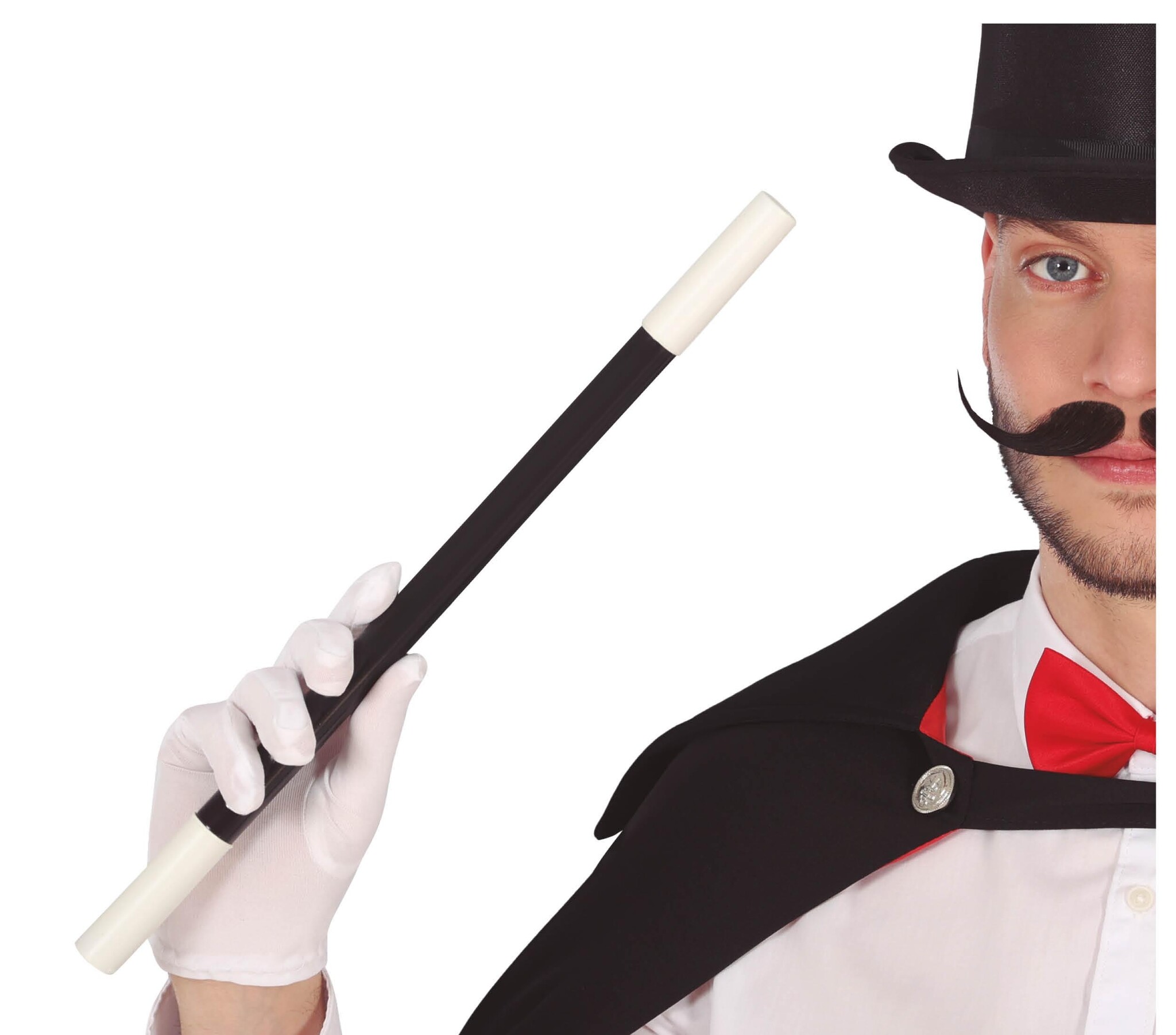 Goochelstok - Toverstaf - Zwart wit - 36cm