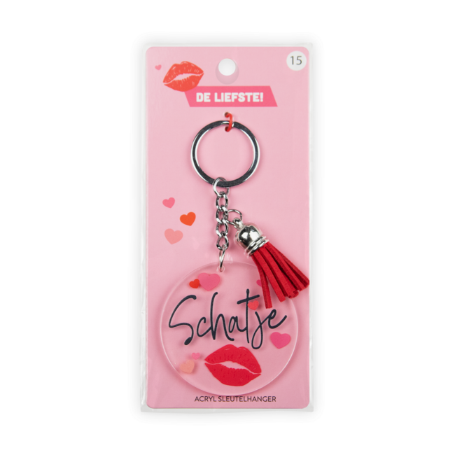 Paper Dreams Sleutelhanger - Schatje - Acryl