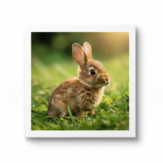 Paperclip Kaart - Paperclip - Call of the wild - Bruin Konijntje - VB0.0011