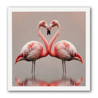 Paperclip Kaart - Paperclip - Call of the wild - Flamingo koppel - VB0.0014