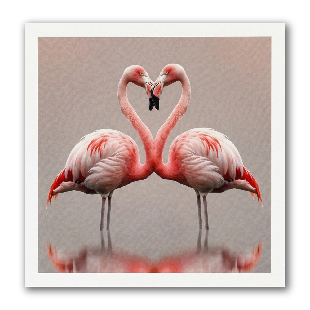 Kaart - Paperclip - Call of the wild - Flamingo koppel - VB0.0014