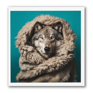 Paperclip Kaart - Paperclip - Call of the wild - Wolf - VB0.0036