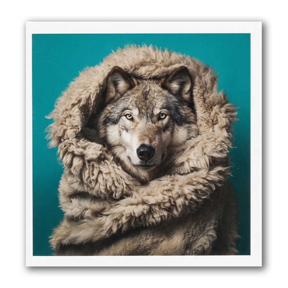 Kaart - Paperclip - Call of the wild - Wolf - VB0.0036