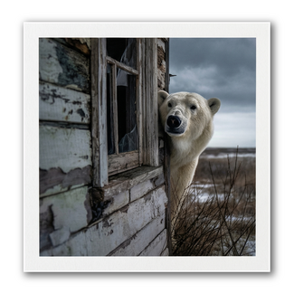 Paperclip Kaart - Paperclip - Call of the wild - IJsbeer - VB0.0042