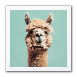 Paperclip Kaart - Paperclip - Call of the wild - Lama - VB0.0037