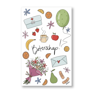 Hallmark Kaart - Beterschap! - Matia Studio - 45