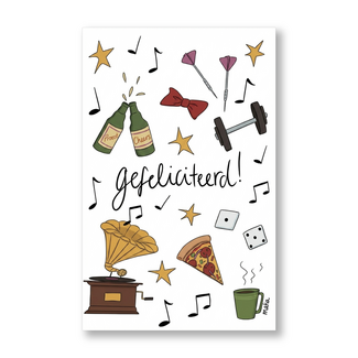 Hallmark Kaart - Gefeliciteerd! - Matia Studio - 06