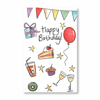 Hallmark Kaart - Happy birthday - Matia Studio - 04