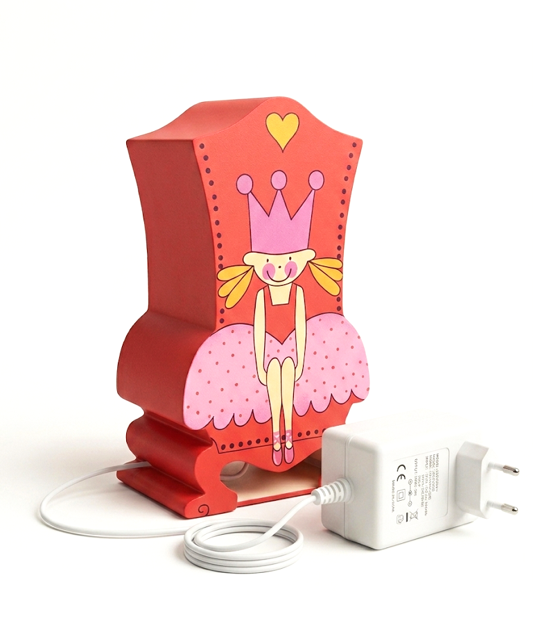Lamp - Prinsessenlamp - Op de troon