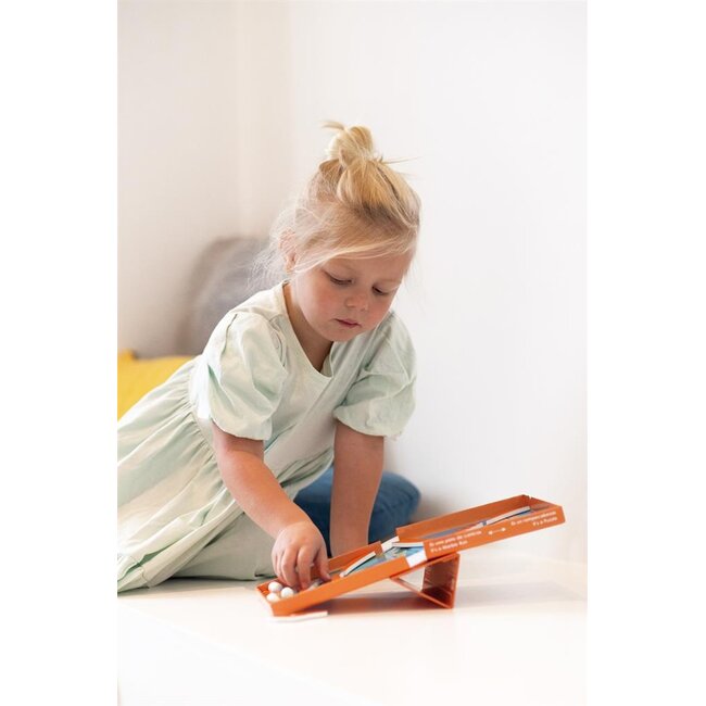 Scratch Puzzel & knikkerbaan - Dinosaurus - Magnetisch - 15,5x20,5cm