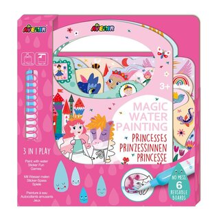 Kleuren met water - Prinses - Met spelletjes & stickers