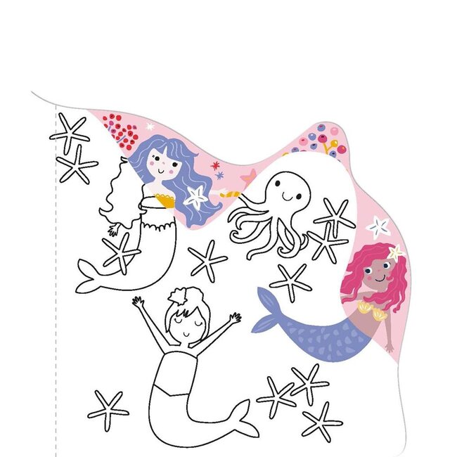 Kleuren met water - Onder water - Met spelletjes & stickers