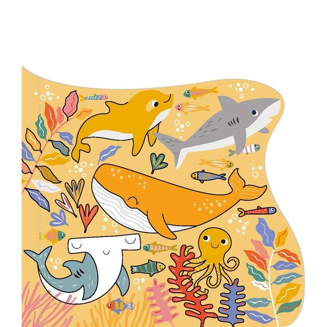Kleuren met water - Onder water - Met spelletjes & stickers