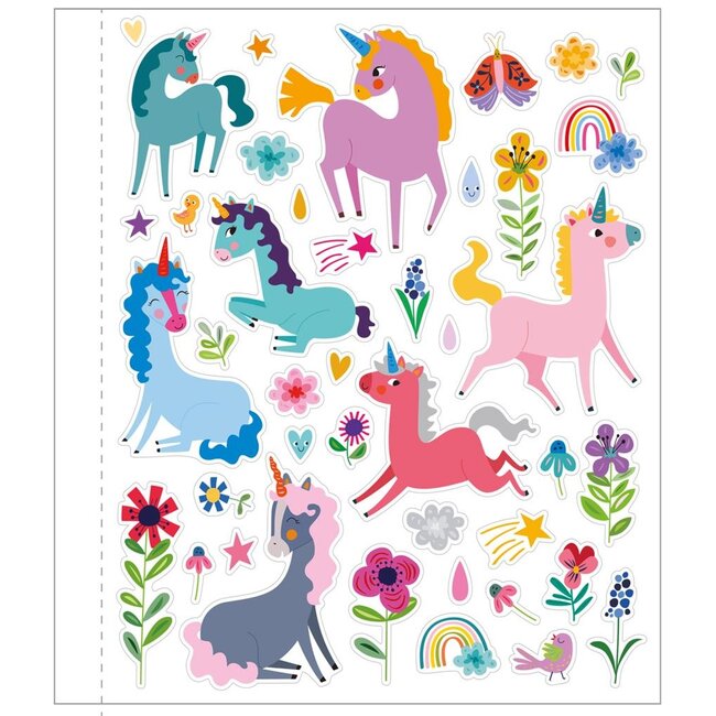 Avenir Kleuren met water - Eenhoorns - Met spelletjes & stickers