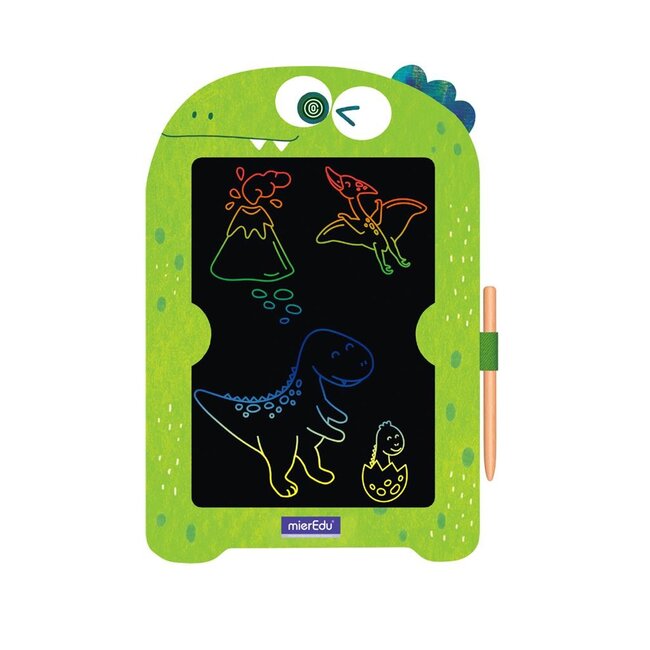mierEdu Tekentablet - Dinosaurus - LCD tekenbord - Incl. batterij - 24x17cm