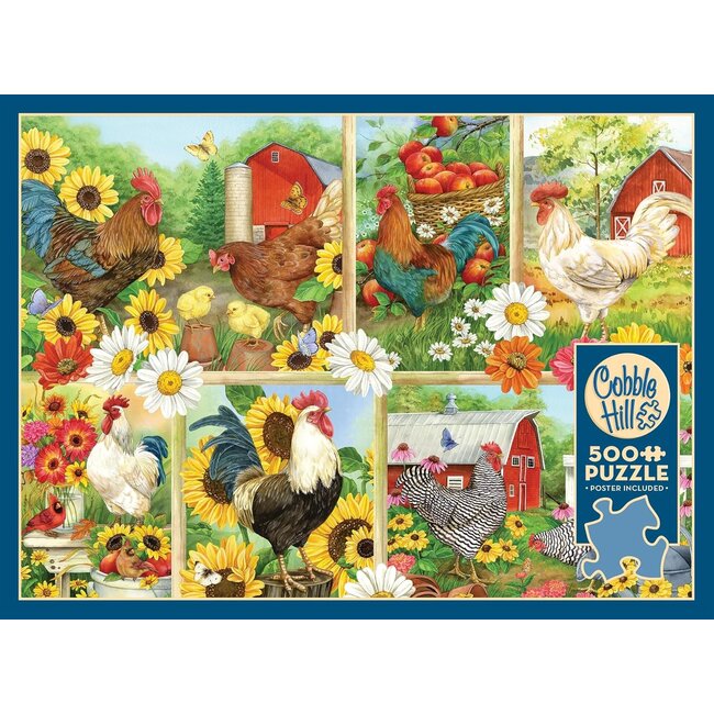 Cobble hill Puzzel - Cockadoodledoo - 500st.
