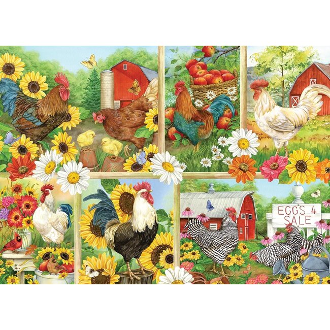 Cobble hill Puzzel - Cockadoodledoo - 500st.