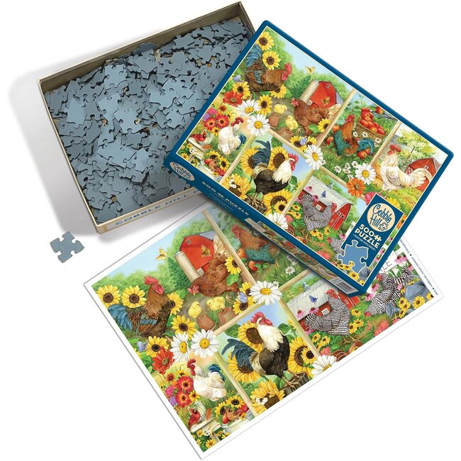 Cobble hill Puzzel - Cockadoodledoo - 500st.