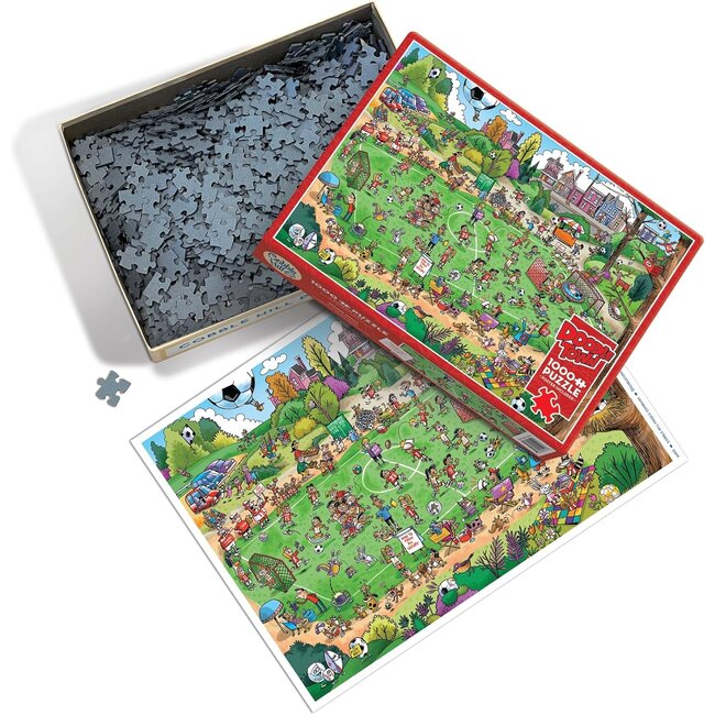 Cobble hill Puzzel - Doodle town - Offside antics - 1000st.