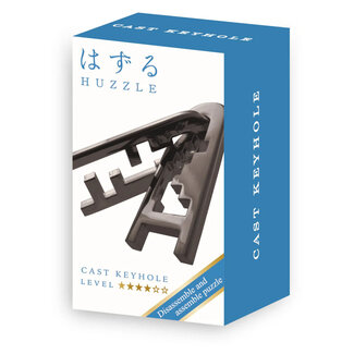 Eureka IQ-puzzel - Keyhole - Mini - Metaal - Zwart - Niveau 4