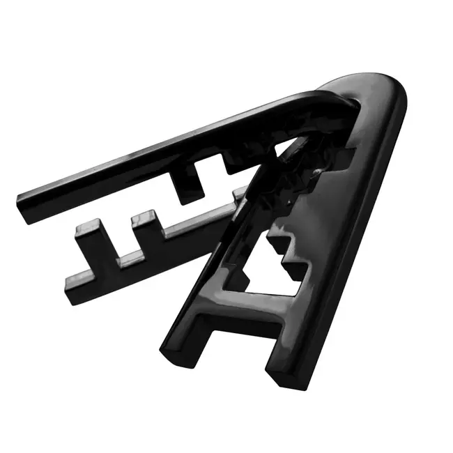 Eureka IQ-puzzel - Keyhole - Mini - Metaal - Zwart - Niveau 4