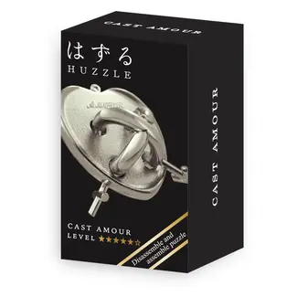 Eureka IQ-puzzel - Amour - Mini - Metaal - Zilver - Niveau 5