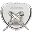 Eureka IQ-puzzel - Amour - Mini - Metaal - Zilver - Niveau 5