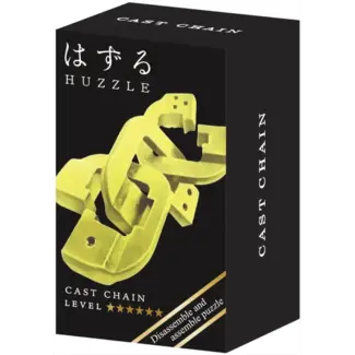 Eureka IQ-puzzel - Chain - Mini - Metaal - Goud - Niveau 6