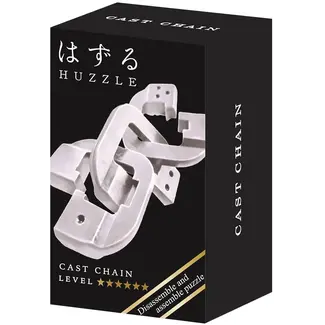 Eureka IQ-puzzel - Chain - Mini - Metaal - Zilver - Niveau 6