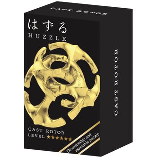 Eureka IQ-puzzel - Rotor - Mini - Metaal - Goud - Niveau 6