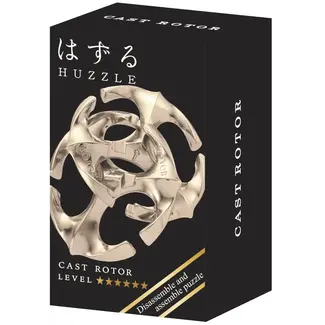 Eureka IQ-puzzel - Rotor - Mini - Metaal - Zilver - Niveau 6