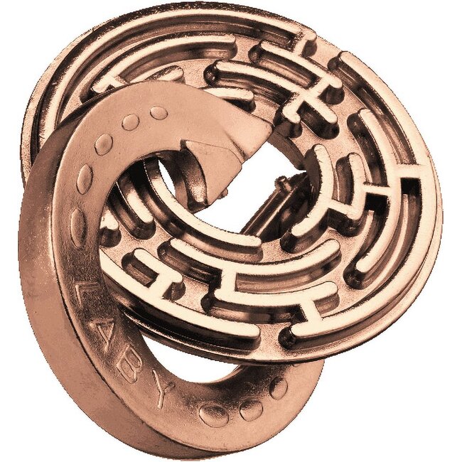 Eureka IQ-puzzel - Laby - Mini - Metaal - Koper - Niveau 5