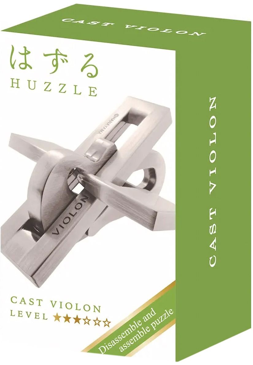IQ-puzzel - Violon - Mini - Metaal - Niveau 3