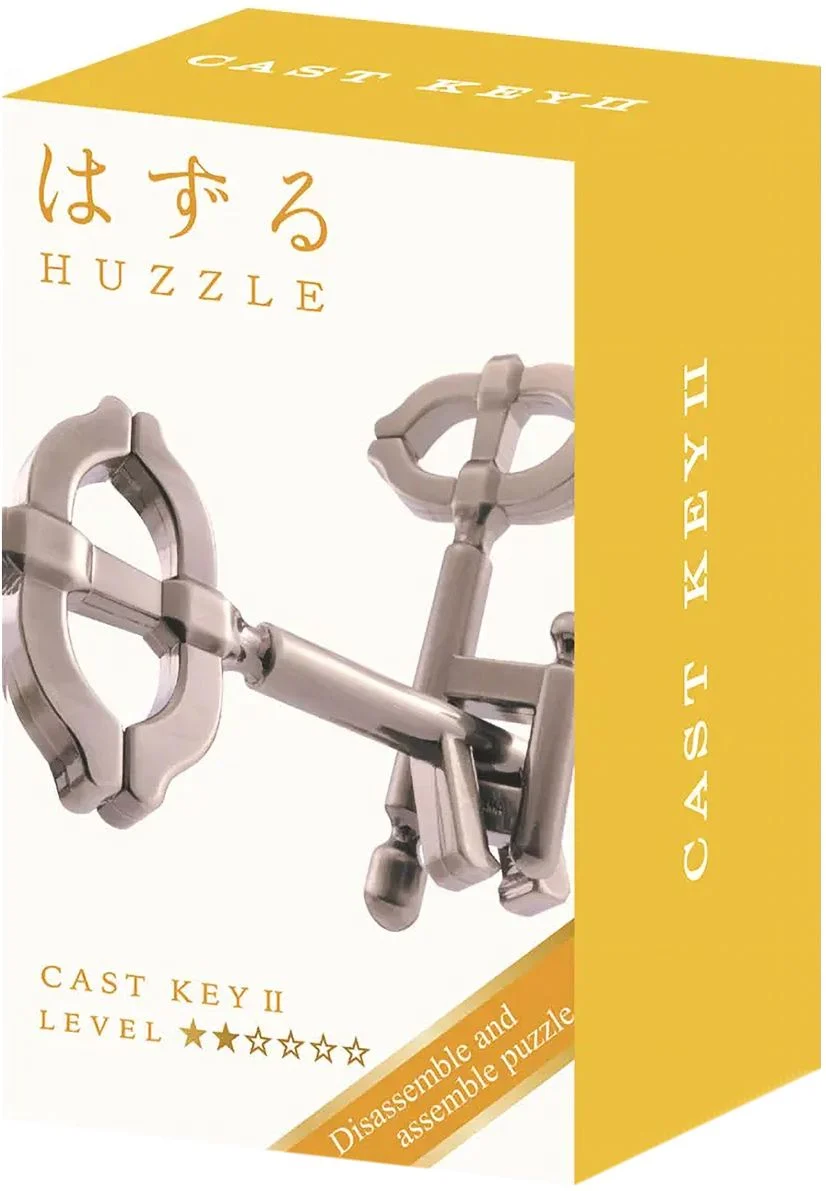 IQ-puzzel - Key II - Mini - Metaal - Niveau 2